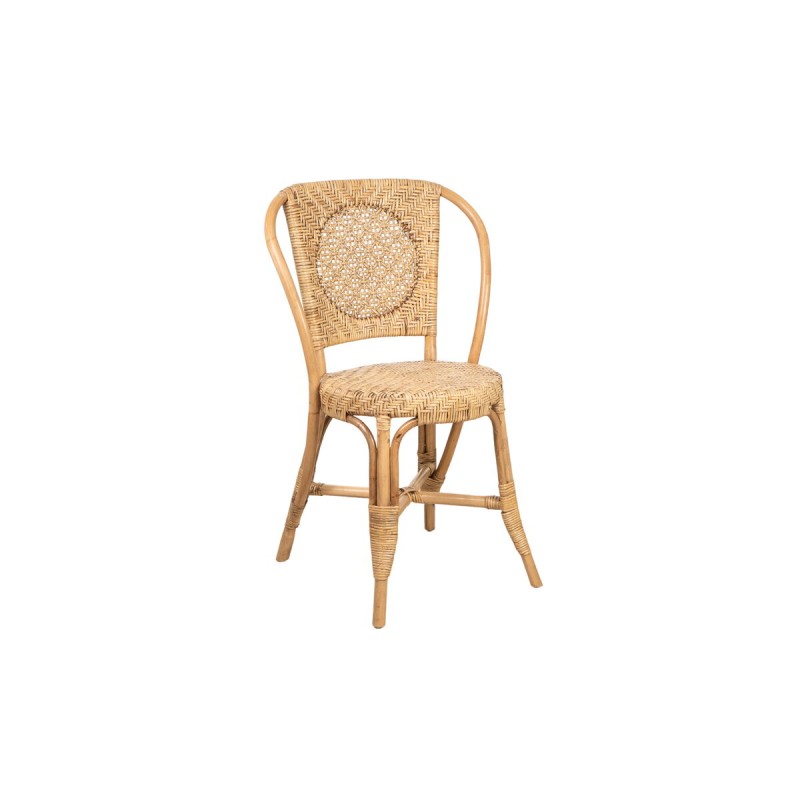 Stuhl Romimex Braun Rattan 55 x 85 x 65 cm