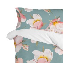 Taie d'oreiller HappyFriday Spring Blossom Multicouleur 45 x 110 cm (2 Unités)