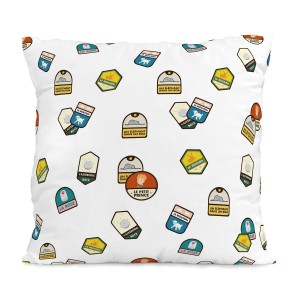 Pillowcase HappyFriday Le Petit Prince Son avion Multicolour 80 x 80 cm