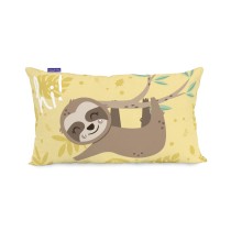 Housse de coussin HappyFriday Moshi Moshi Happy Sloth Multicouleur 50 x 30 cm