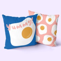 Housse de coussin HappyFriday Aware Yummy Multicouleur 50 x 50 cm