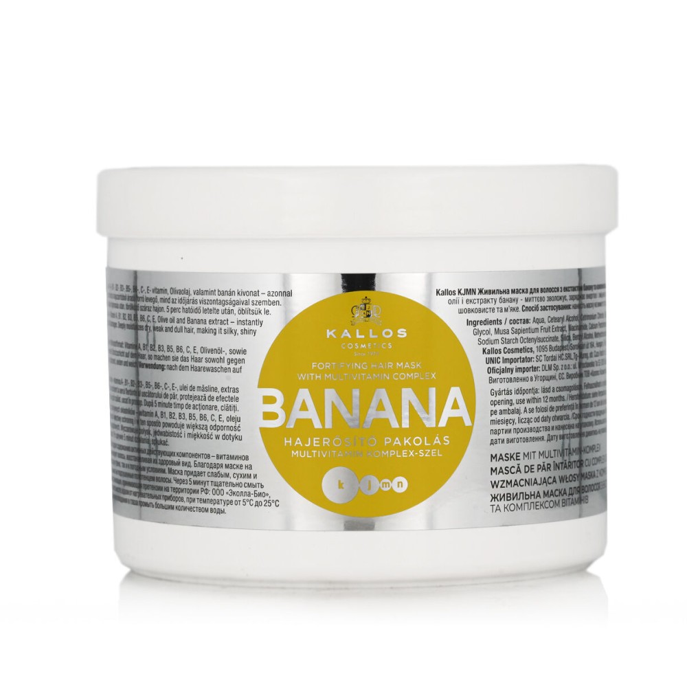 Haarmaske Kallos Cosmetics Banana 500 ml