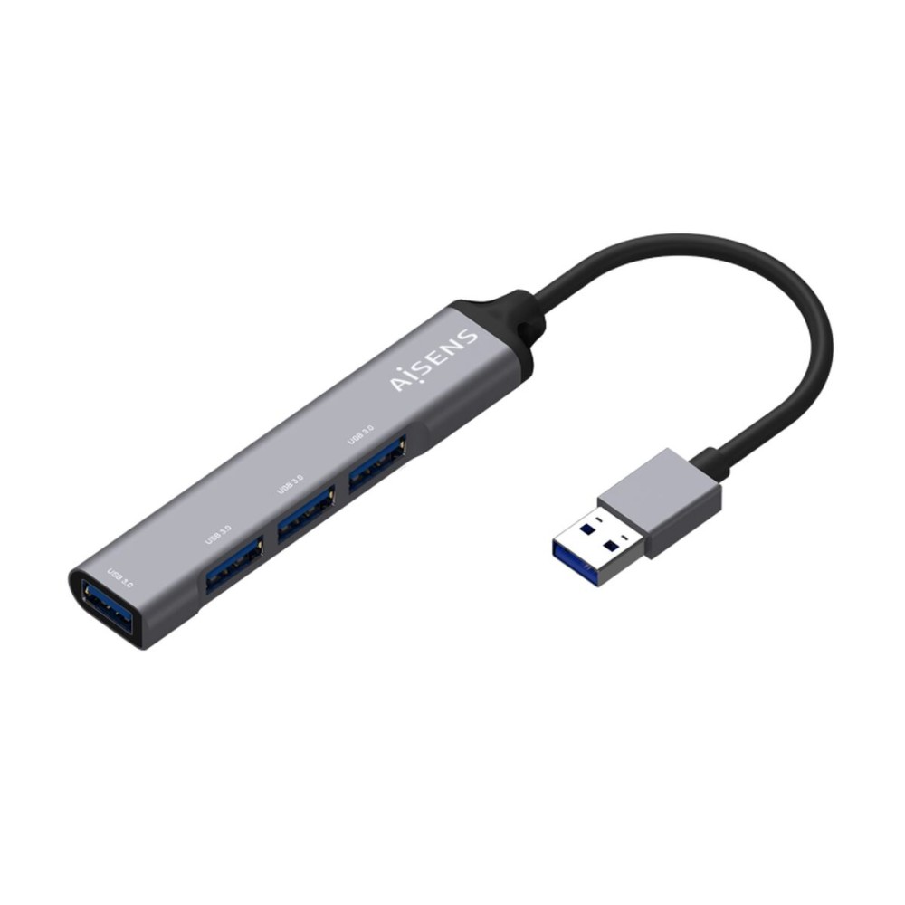 Hub USB Aisens A106-0540 Grau (1 Stück)