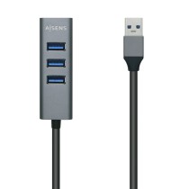 Hub USB Aisens A106-0507 Grau Aluminium (1 Stück)