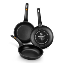 Wok Pan BRA Sartén Efficient Black Aluminium Ø 24 cm