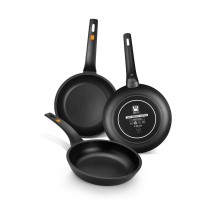 Wok Pan BRA Sartén Efficient Black Aluminium Ø 24 cm