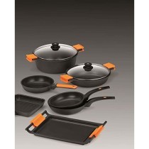 Wok Pan BRA Sartén Efficient Black Aluminium Ø 24 cm