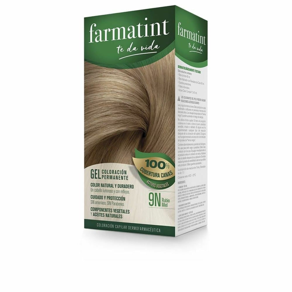 Teinture permanente Farmatint 9n-Rubio Miel Gel