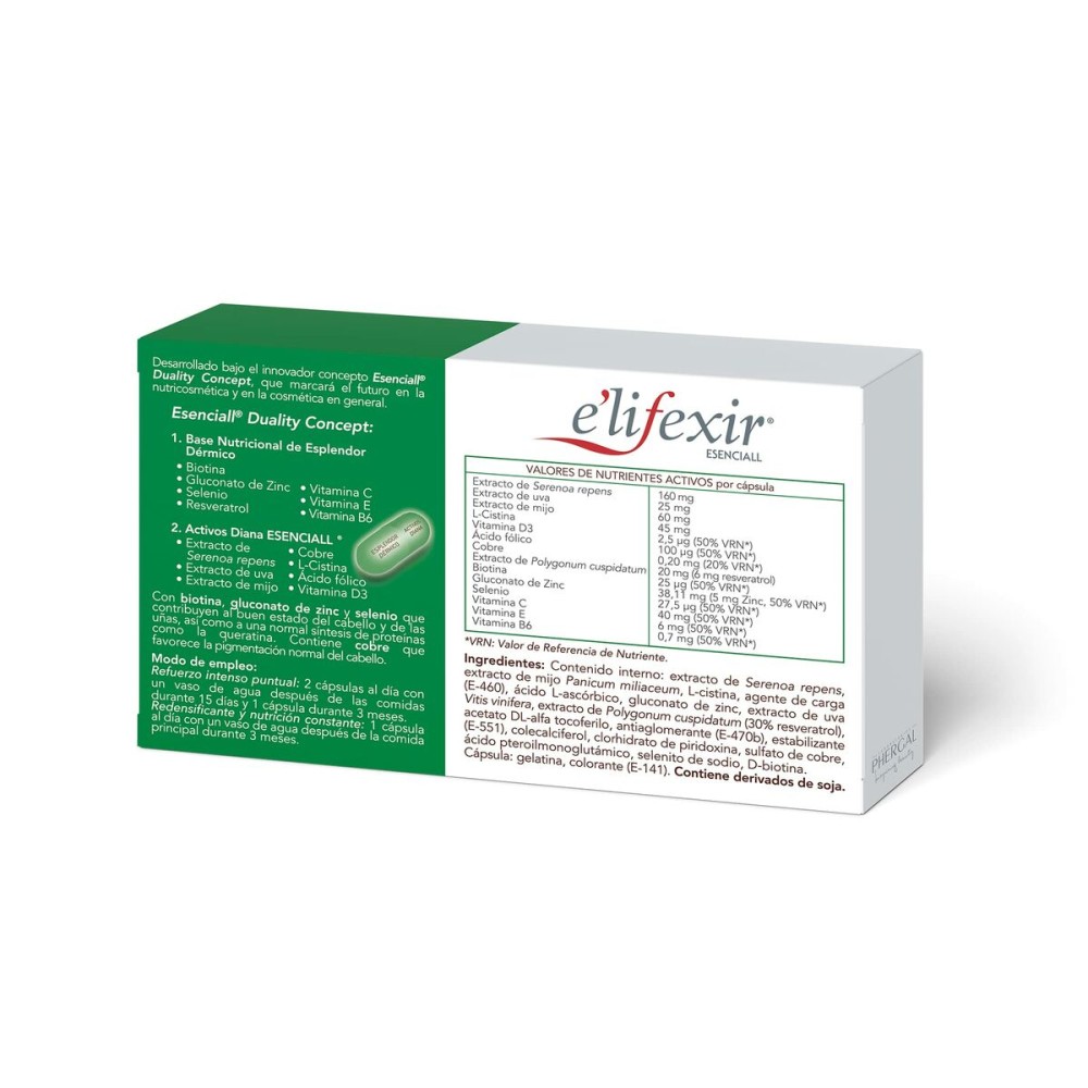 Anti-Hair Loss Treatment Elifexir Esenciall Capsules x 30