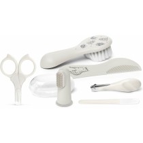 Ensemble de Manucure pour Bébé Suavinex Baby Manicura Gris Lote 7 Pièces