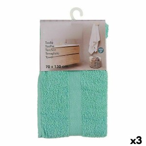 Bath towel Berilo 5313 Turquoise 80 % cotton 20 % Polyester 70 x 0,5 x 130 cm (3 Units)