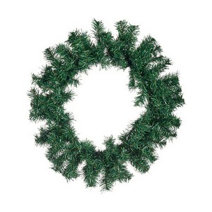 Couronne de Noël Vert Plastique 40 x 6 x 40 cm