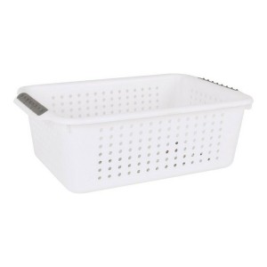 Panier Multi-usages Confortime Blanc Plastique (30,7 x 20,5 x 10 cm)