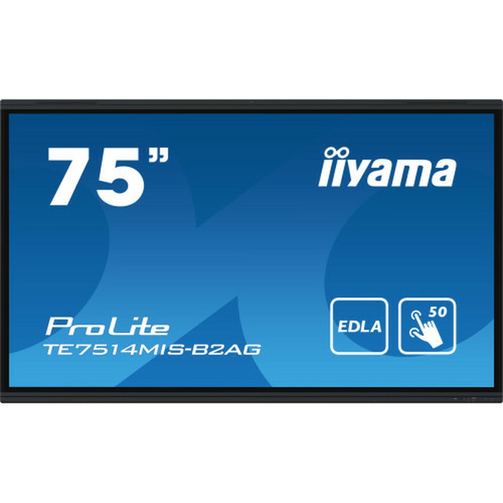 Moniteur Videowall Iiyama TE7514MIS-B2AG 75" 4K Ultra HD 60 Hz