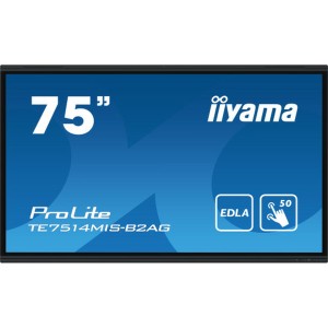 Moniteur Videowall Iiyama TE7514MIS-B2AG 75" 4K Ultra HD 60 Hz