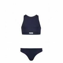 Bikiniunterteil für Mädchen Puma Racerback 2 Stücke Blau