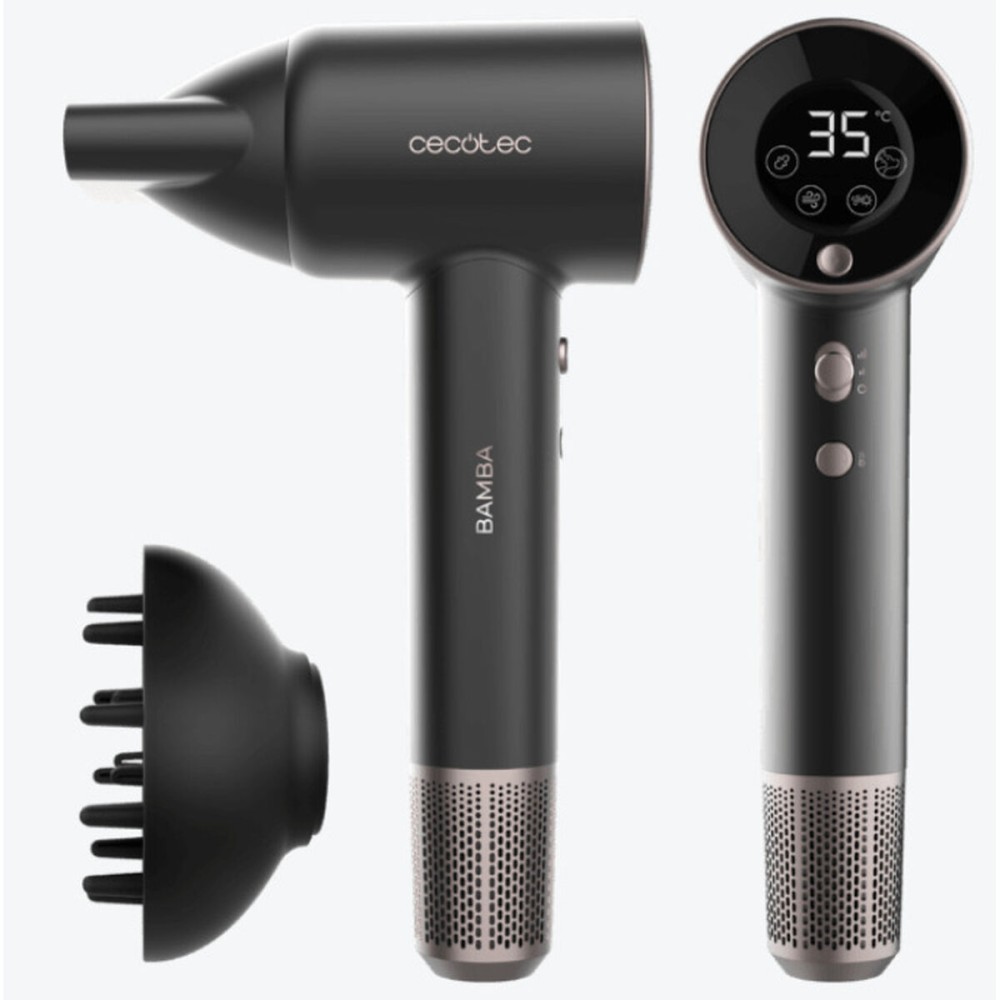 Sèche-cheveux Cecotec IoniCare RockStar AirSonic 1800 W Noir