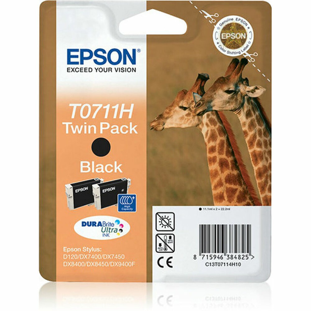 Cartouche d'encre originale Epson C13T07114H10 Noir