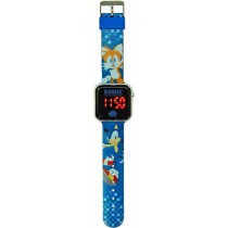 Digitale uhr Sonic Für Kinder LED-Screen Blau Ø 3,5 cm