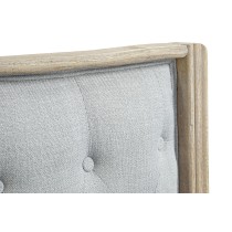 Tête de lit DKD Home Decor Gris foncé Bois d'hévéa 160 x 10 x 120 cm