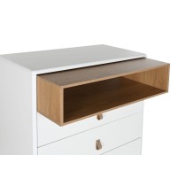 Caisson à Tiroirs Home ESPRIT Blanc Naturel polypropylène Bois MDF 80 x 40 x 117 cm