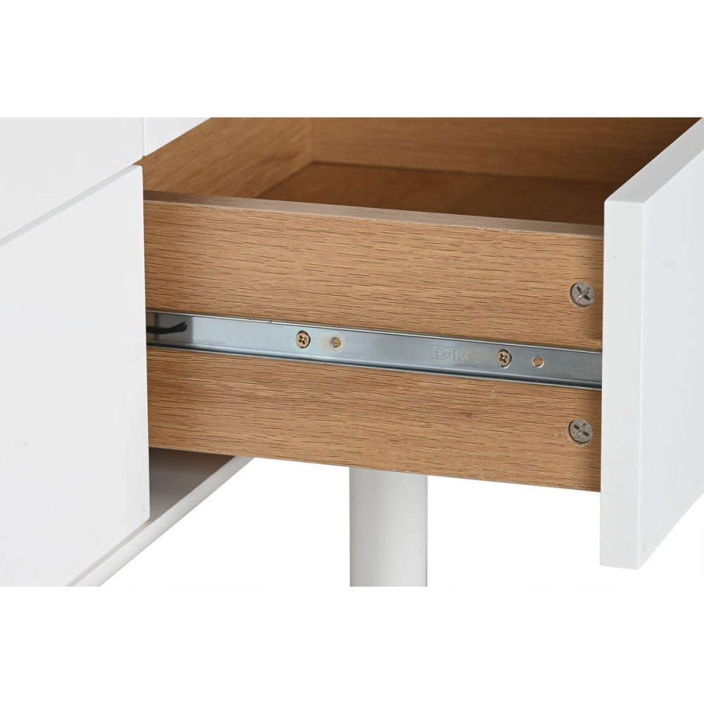 Chest of drawers Home ESPRIT White Natural polypropylene MDF Wood 120 x 40 x 75 cm