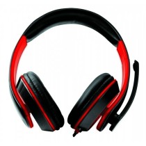 Casques avec Microphone Esperanza EGH300R Noir Rouge