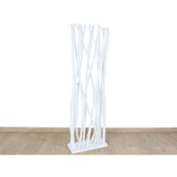 Séparateur Romimex Blanc bois de teck 60 x 180 x 15 cm