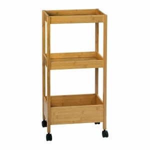 Trolley Andrea House ba22007 Bamboo 3 Shelves 40 x 21 x 83 cm