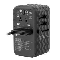 Adaptateur Verbatim Noir Gris 100 W