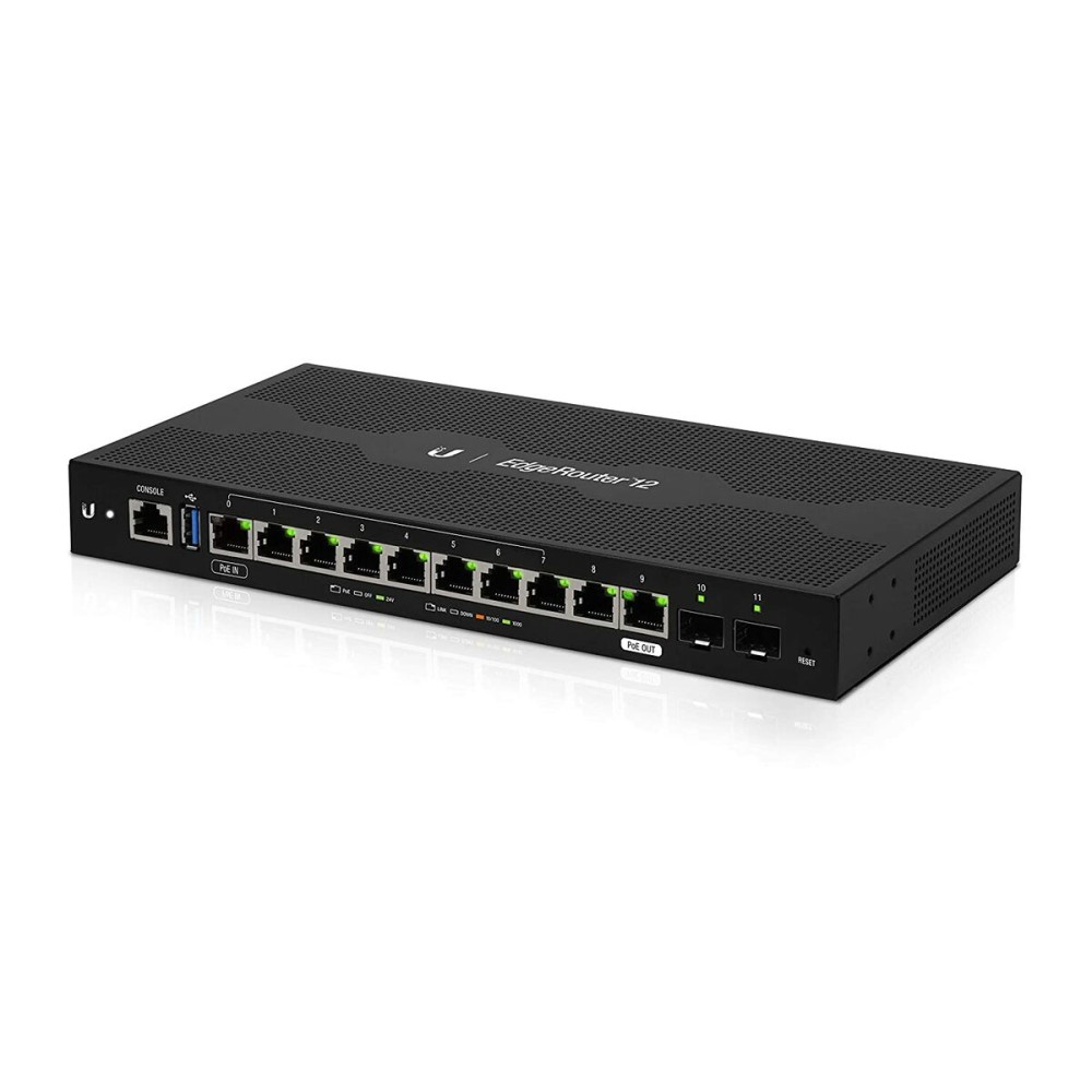 Router UBIQUITI ER-12 1000 MHz Black