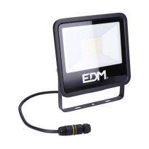 LED spotlight EDM 70403 Black F 50 W 4000 Lm (6400 K)