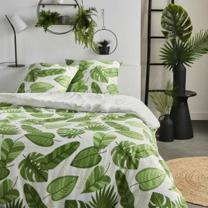 Duvet cover set TODAY Green 240 x 220 cm 3 Pieces