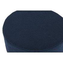 Repose-pied DKD Home Decor Bleu Velours 55 x 55 x 40 cm