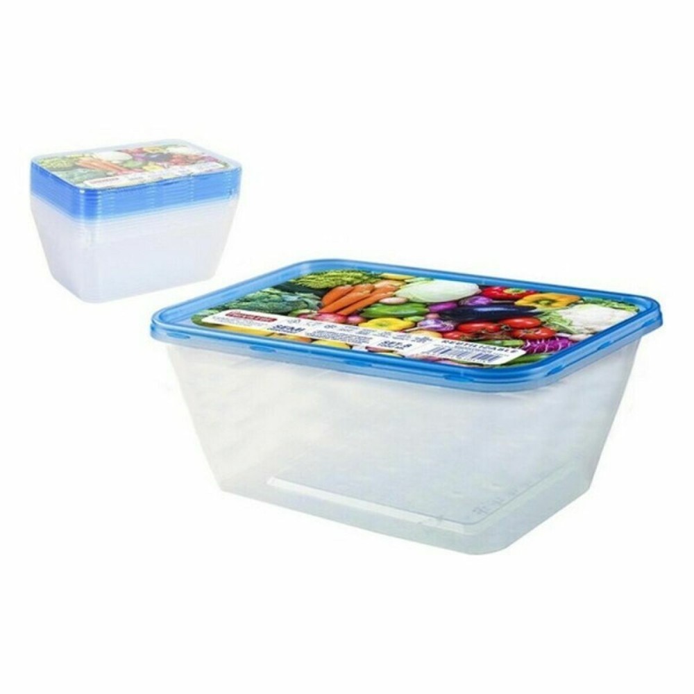 8 Lunchbox-Set Privilege 1L rechteckig 17,5 x 12 x 7 cm (24 Stück)