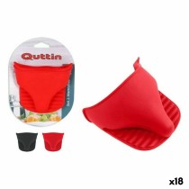 Oven Mitt Quttin Silicone 2 Pieces 12 x 10 x 2 cm (18 Units)