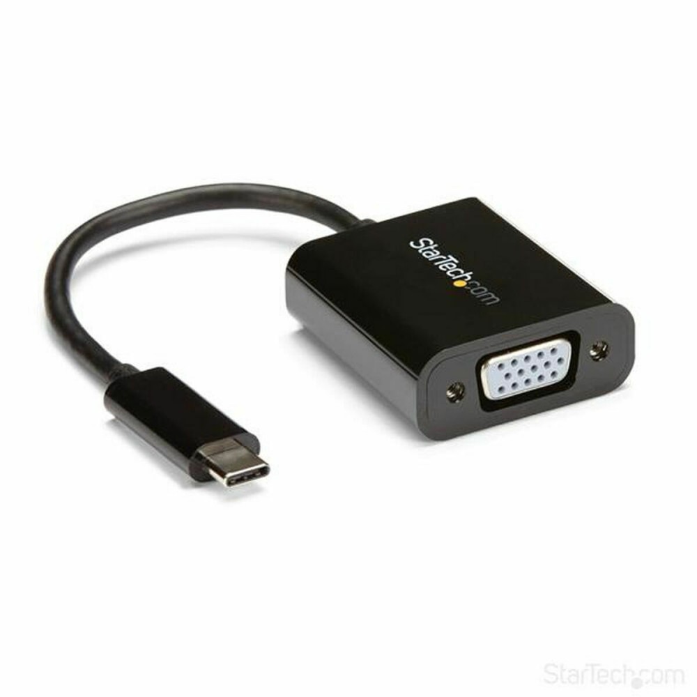 Adaptateur USB C vers VGA Startech CDP2VGA Noir