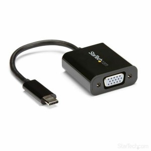 USB-C-zu-VGA-Adapter Startech CDP2VGA Schwarz