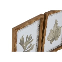 Bild Home ESPRIT grün Beige Gold Botanische Pflanzen 28 x 2,8 x 36 cm (6 Stück)