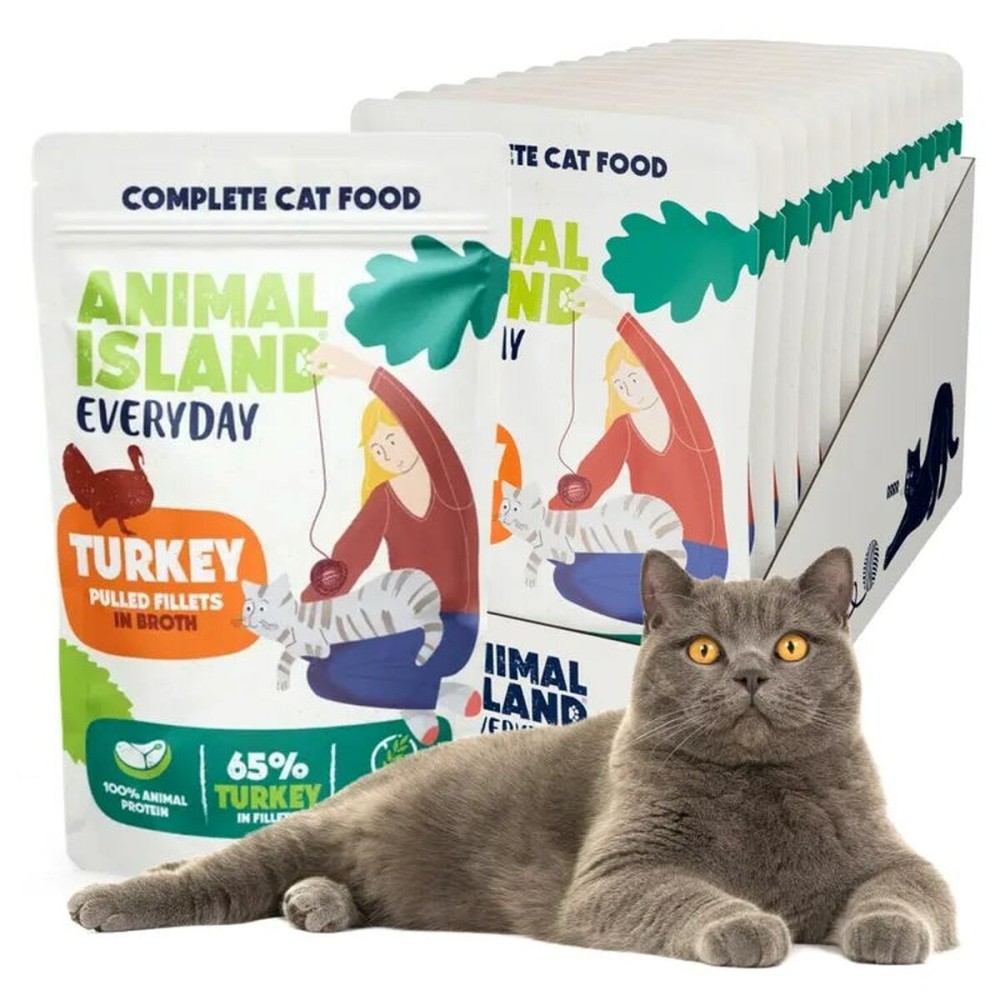 Cat food ANIMAL ISLAND Turkey 12 x 85 g