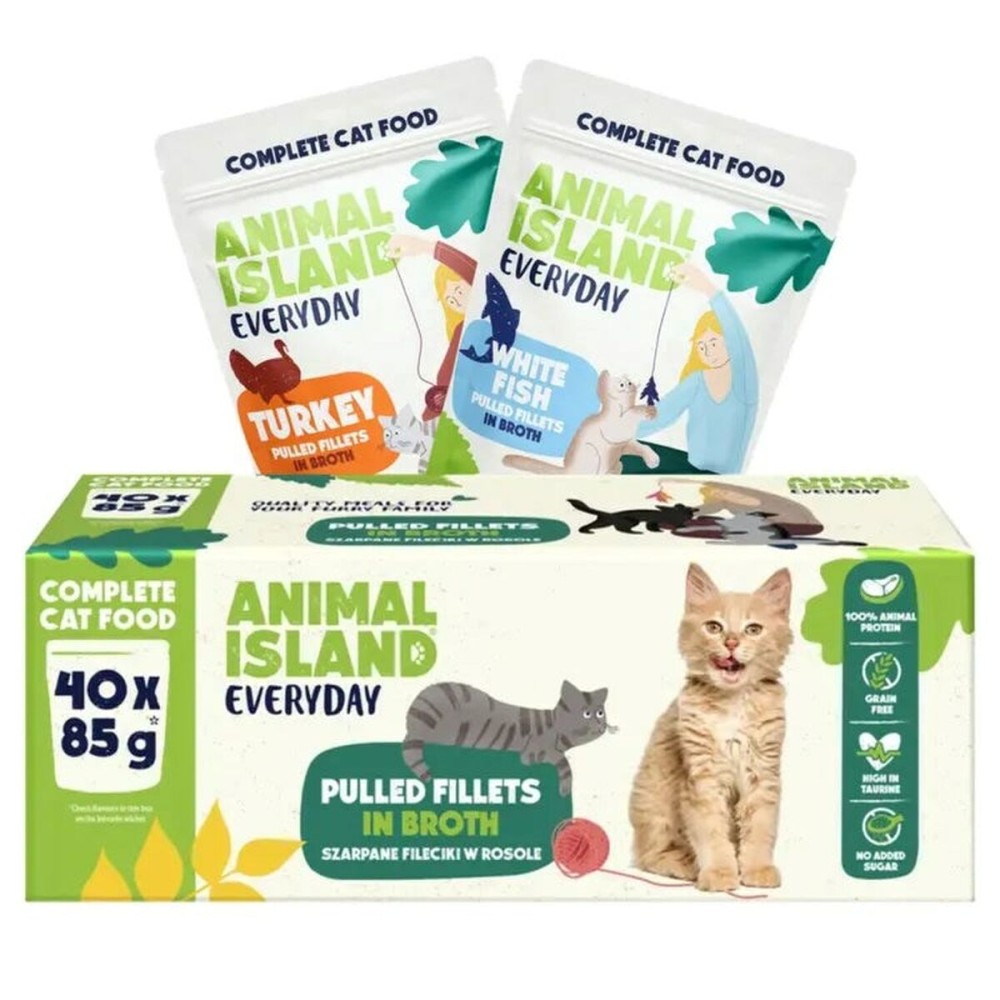 Cat food ANIMAL ISLAND Turkey 40 x 85 g