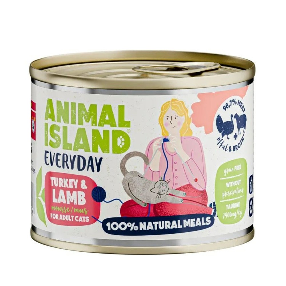 Cat food ANIMAL ISLAND Turkey 200 g