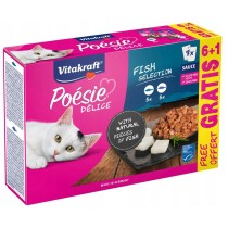 Cat food Vitakraft Poesie Delice Fish selection Fish