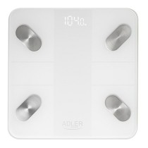 Digital Bathroom Scales Adler AD 8186w White Tempered glass 180 kg