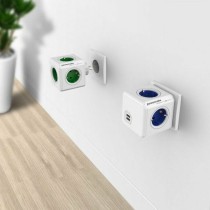 Cube multiplugs Allocacoc Powercube Original 1100 Grey Dark grey 5 outputs