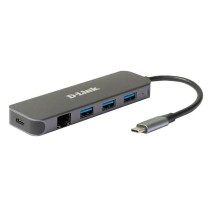 Hub USB D-Link DUB-2334 Grau