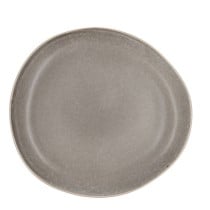 Assiette plate Bidasoa Gio Irrégulier Gris Céramique 26,5 cm (4 Unités)