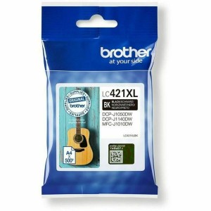 Original Ink Cartridge Brother LC-421XLBK Black