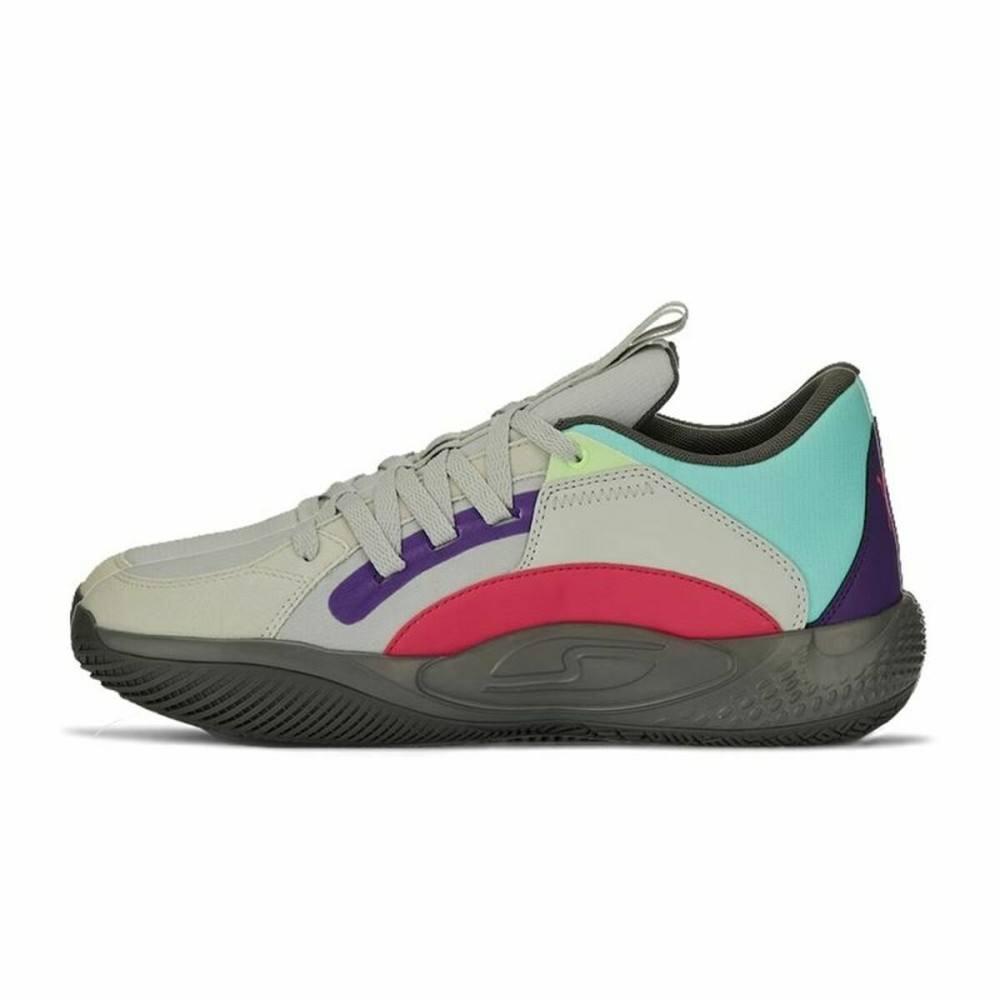 Chaussures de Basket-Ball pour Adultes Puma Court Rider Chaos Da Gris