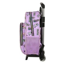 Cartable à roulettes Monster High Best boos Lila 28 x 34 x 10 cm